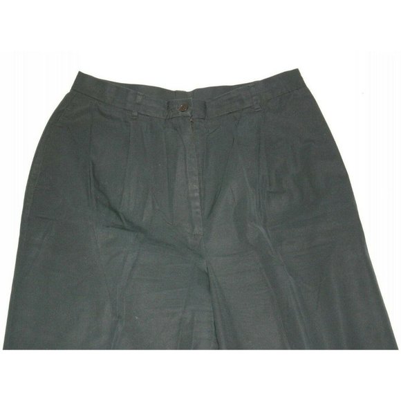 Charter Club Women's Pants Black Button Zipper 12 - Picture 1 of 7